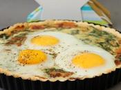 Tarte épinards œufs