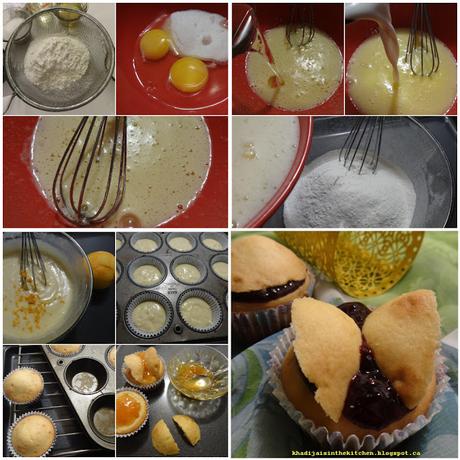 CUPCAKES À LA CONFITURE / JAM CUPCAKES / CUPCAKES CON MERMELADA / كاب كيك بالمربى