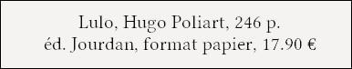 [Chronique] Lulo - Hugo Poliart