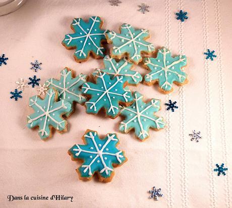Mes biscuits flocons à la vanille Jour 23 🎄 / My snow flakes vanilla biscuits Day 23