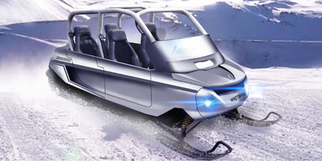 MOTEUR : whitefox personal four-seater snowmobile