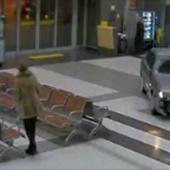 Drunk driver ploughs through Russian airport terminal
