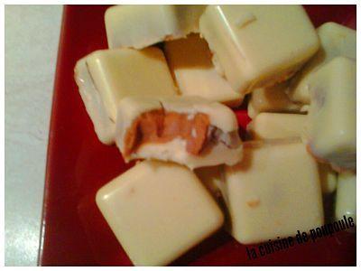 Chocolat blanc au spéculoos au thermomix ou sans 