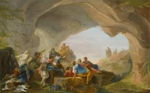 hubert-robert-1754-60-roman-figures-in-a-cave