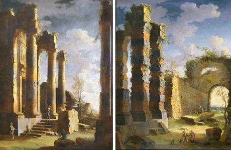 coccorante_-_capriccio_with_ancient_ruins_and_figure_dawn_1