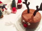 Cake design cerf pour Noël