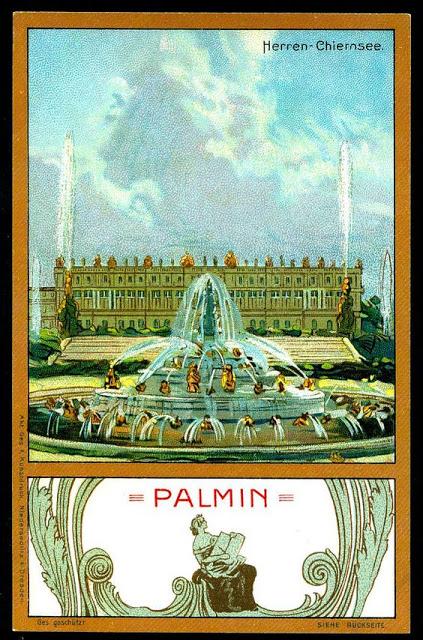 Chromos Palmin: le Roi Louis II et ses châteaux / Herrenchiemsee