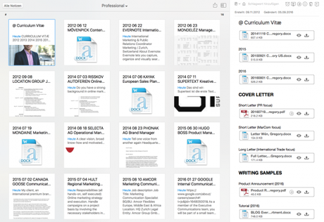 Comment gérer la recherche d'emploi avec l'App Evernote sur iPhone