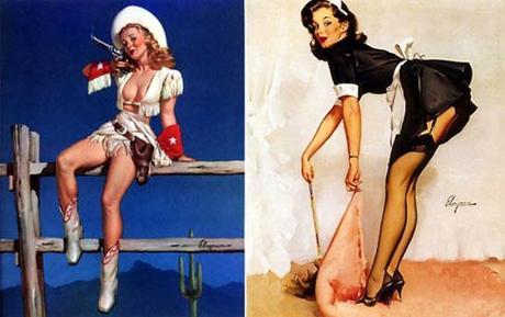 On accroche toujours les pin-ups au mur !