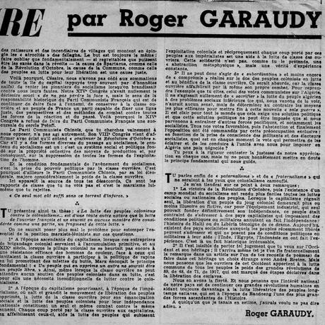 Lettre à Aimé Césaire (1956)