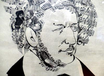 Wagner coiffé à la Siegfried, une caricature hongroise ....et des questions
