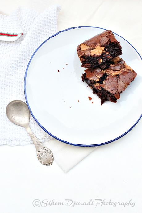 Brownies au chocolat et beurre de cacahuètes de mimine