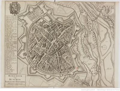 Plan de Munich vers 1729