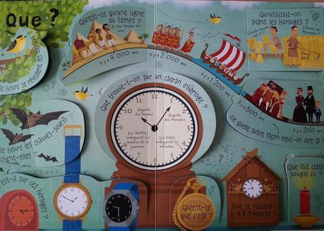 Mon livre des questions-réponses – Le temps qui passe. Usborne – 2016 (Dès 4 ans)
