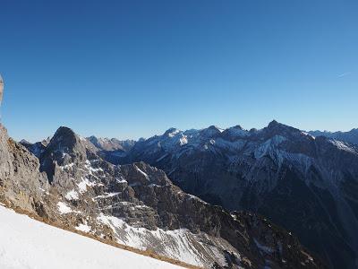 Les Alpes vues du haut du Karwendelbahn à Mittenwald