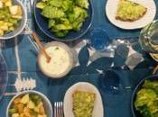 Repas fête quasi-végétariens tout, s'est régalés