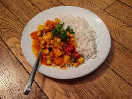 Chaleur indienne – Joli curry de pois chiches