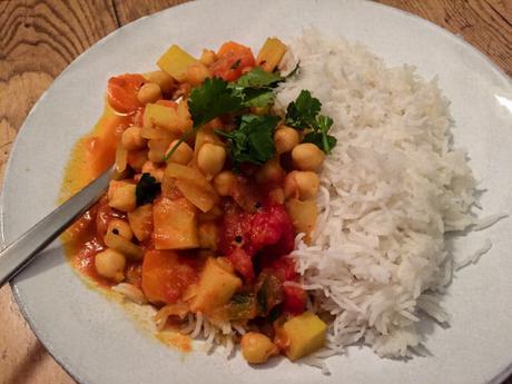 Chaleur indienne – Joli curry de pois chiches