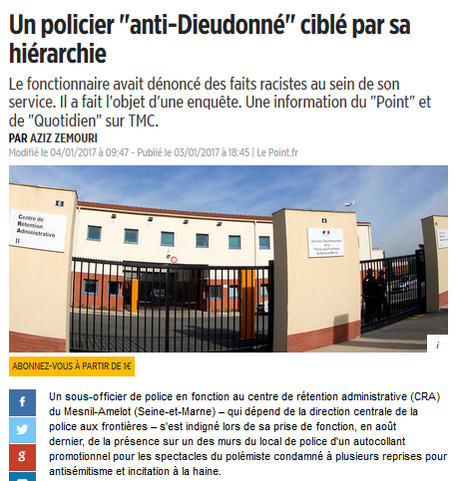 un sous officier policier lanceur d’alerte contre la #PesteBrune victime de harcèlement