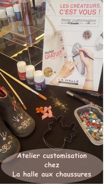 La halle aux chaussures : atelier customisation