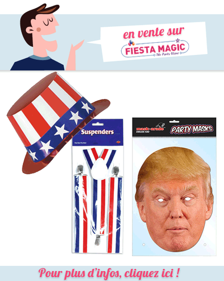 Kit déguisement Donald Trump