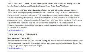 Villa Vassilieff vernissage le 14 Janvier 2017 exposition Sojung JUN