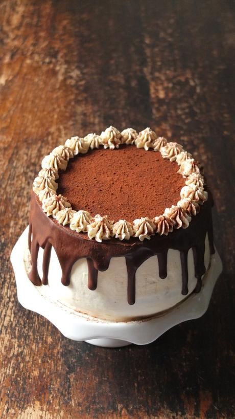 Layer cake poire chocolat