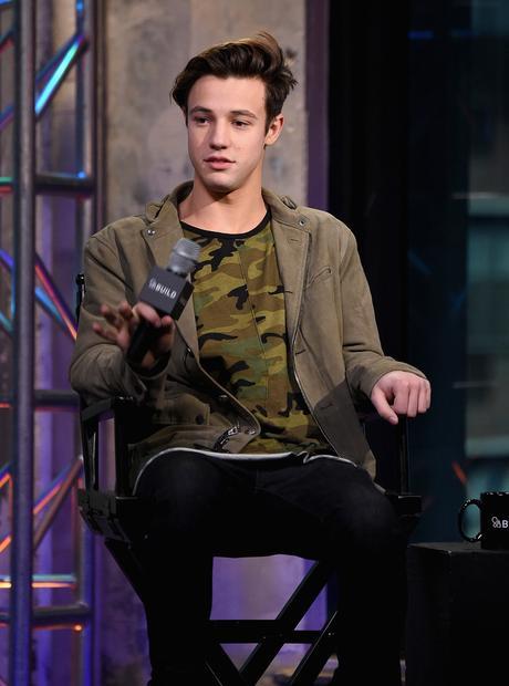 STYLE : Cameron Dallas in camo tee