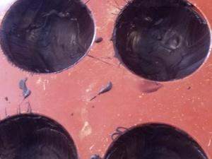 Dômes en chocolat à la mousse de marron Les dômes cliquer sur les photographies pour agrandir