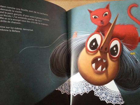 La Befana. Histoire + album de Sandra NELSON et Sébastien PELON – 2012 (Dès 5 ans)