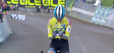 Championnat de France cyclo-cross Lanarvily Caroline Mani