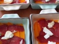 Gratin de Potimarron au magret de canard et Chèvre