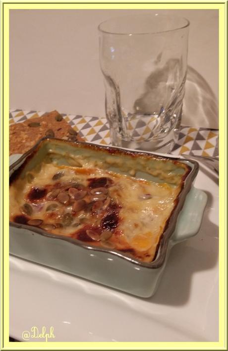 Gratin de Potimarron au magret de canard et Chèvre