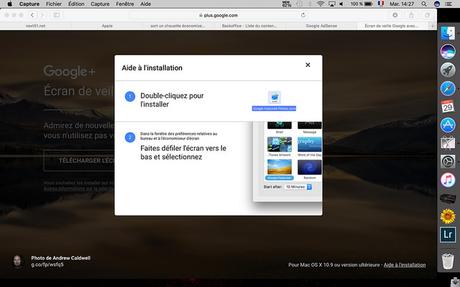 TUTO pour installer l'écran de veille Google sur votre Mac