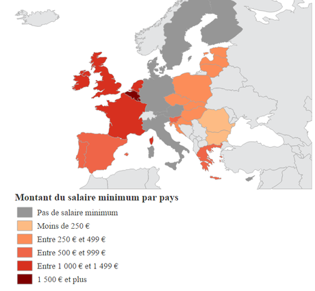 2017 : quel salaire minimum en France, au Luxembourg et en Europe ?