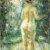 1946, Aleksander Vardi : Femme nue debout dans la verdure