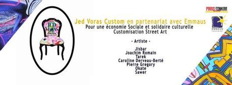 Jed Voras Custom X Emmaus pour le Art corner de Alternative Projects