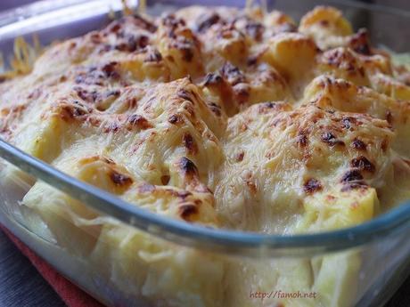 Gratin de pommes de terre aux lardons