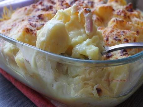 Gratin de pommes de terre aux lardons