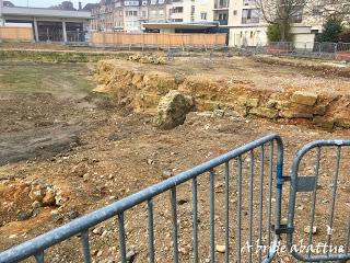 Visite du chantier des fouilles de Septmanville d'Evreux (27)