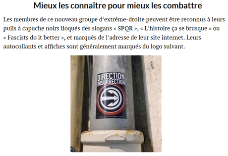 On nous signale une niche de #PesteBrune à #Tours : la « Dissidence française »