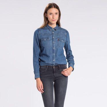La chemise en jean’s : incontournable ! La chemise en Jean's Levis
