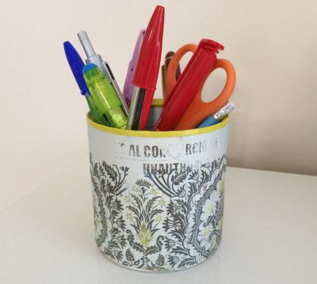 Tuto : pots à crayons à réaliser en famille