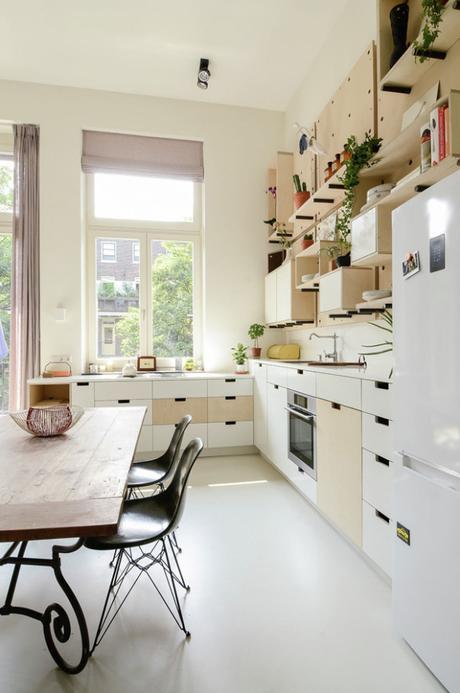 Une ancienne école transformée en loft à Amsterdam