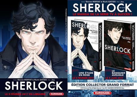 Sherlock débarque en février en version Manga !