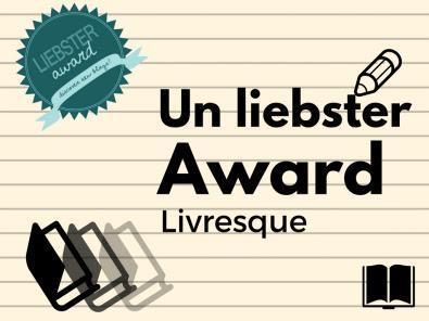 Tag - Liebster Award Livresque