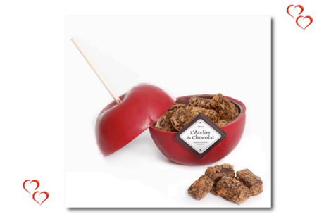 Gourmandise/Food : La Pomme d’Amour de L’Atelier du Chocolat