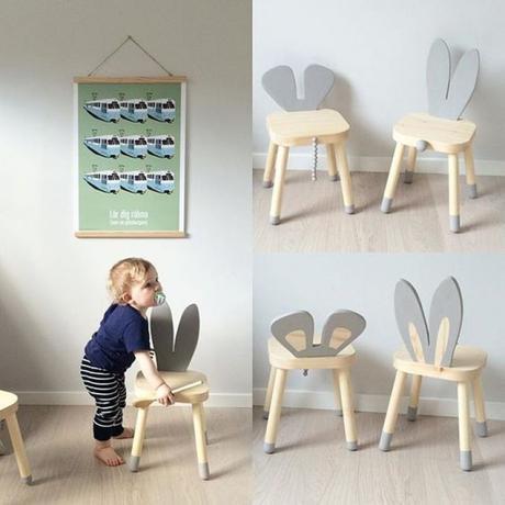fabriquer une chaise lapin pour enfant