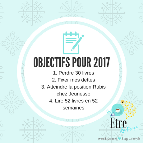 10 objectifs que je me fixe en 2017!