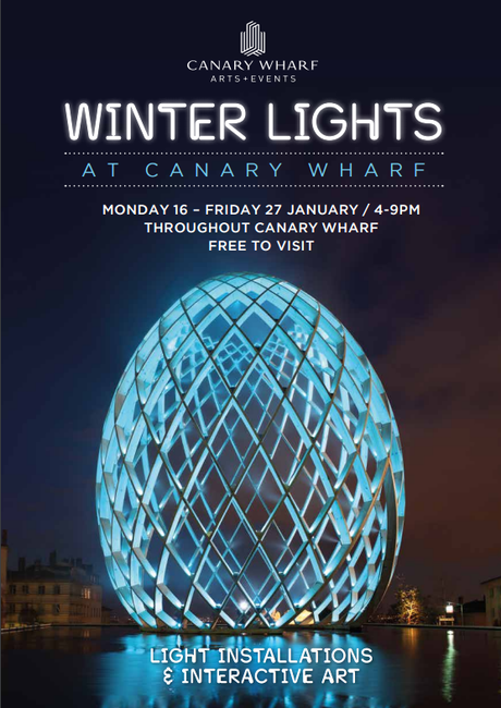 Canary Wharf Winter Lights